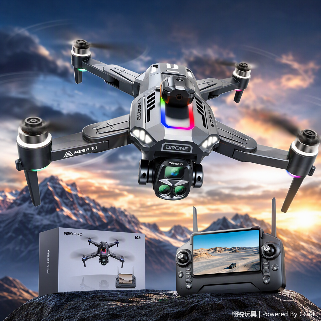 Hd 4K fotografía aérea drone portátil rc vehículo aéreo para los amantes de la fotografía gris Specification image