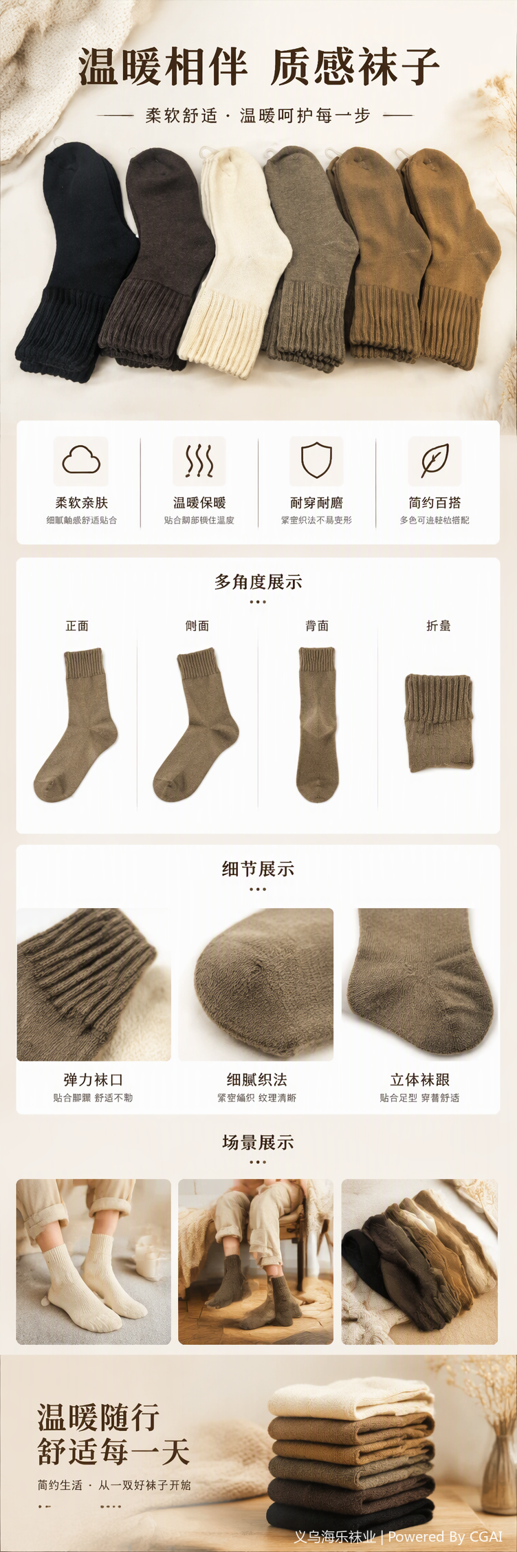Five pairs of comfortable, breathable, casual and versatile sports socks for both men and women pic 1