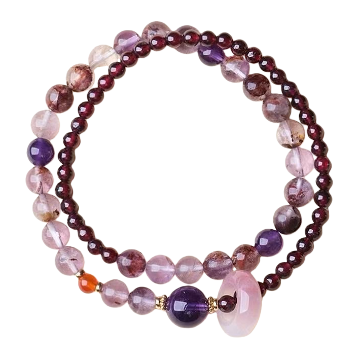 Big red big purple fashion pulsera hombres y mujeres parejas joyas pulseras tendencias pulsera versátil y minimalista accesorios regalos pulsera de cristal Item Picture