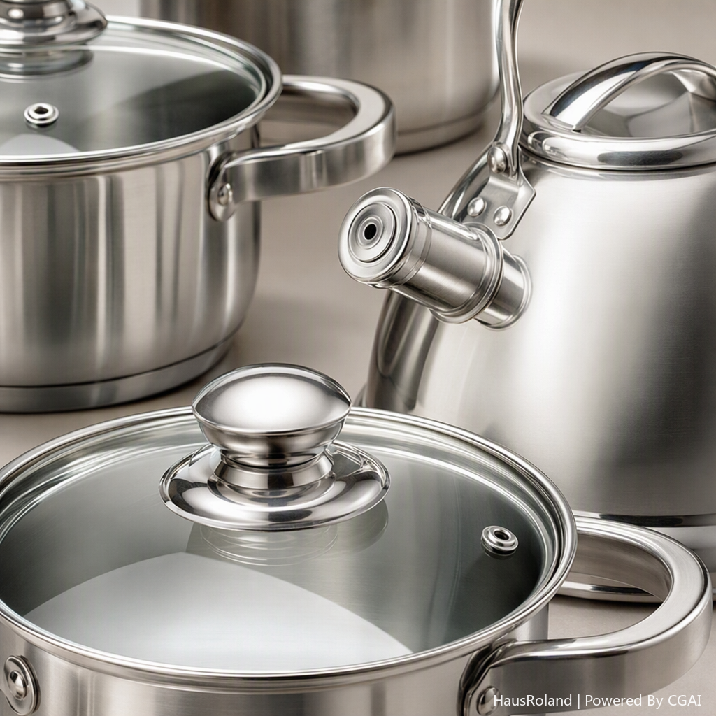 Multi-functional kitchen cookware set, household soup and stir-frying pot set, practical and durable kitchenware items HR199-1 Item Picture
