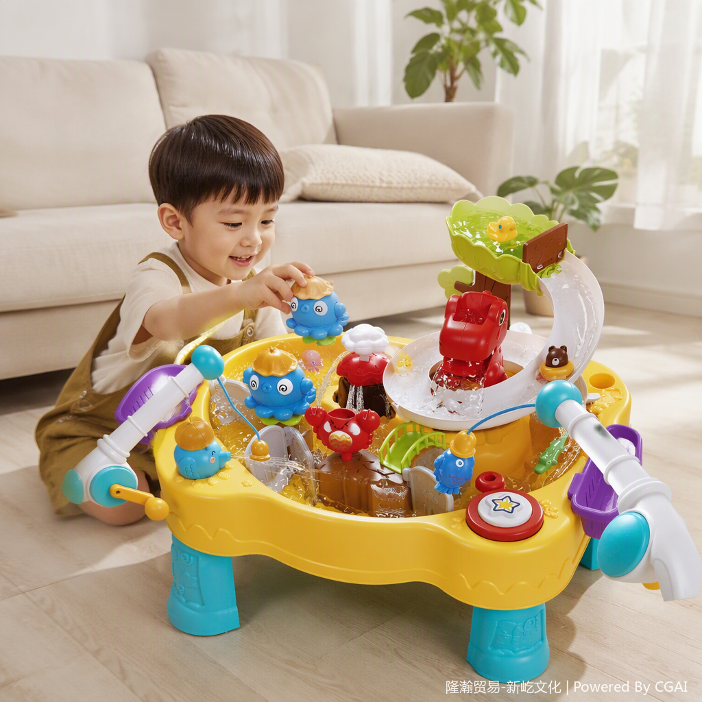 Fun water play sports and leisure toys, children's water park, dinosaur water play park Specification image
