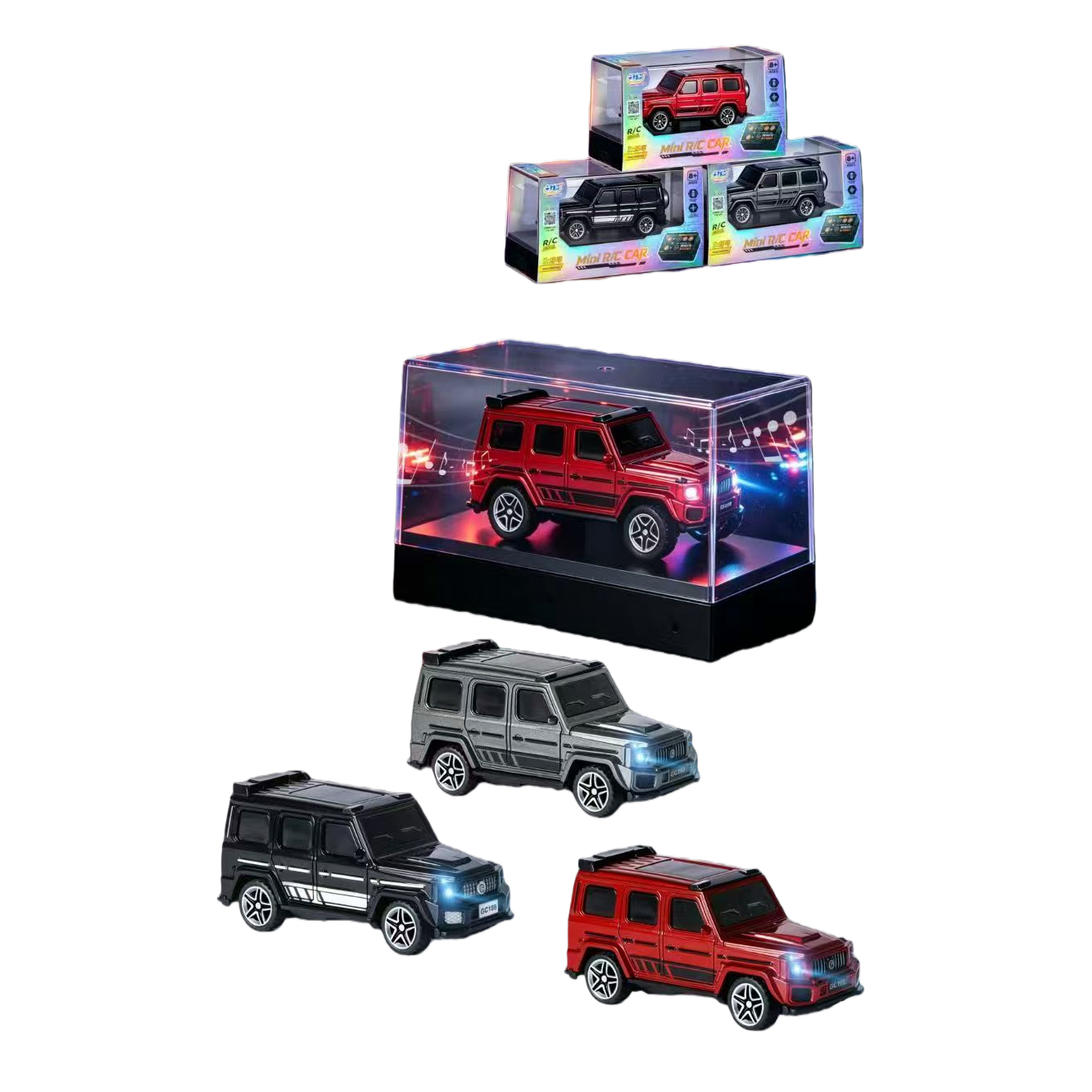 Niños rc racing electric toy car dazzle color flash rc car regalos para niños para niños y niñas Item Picture