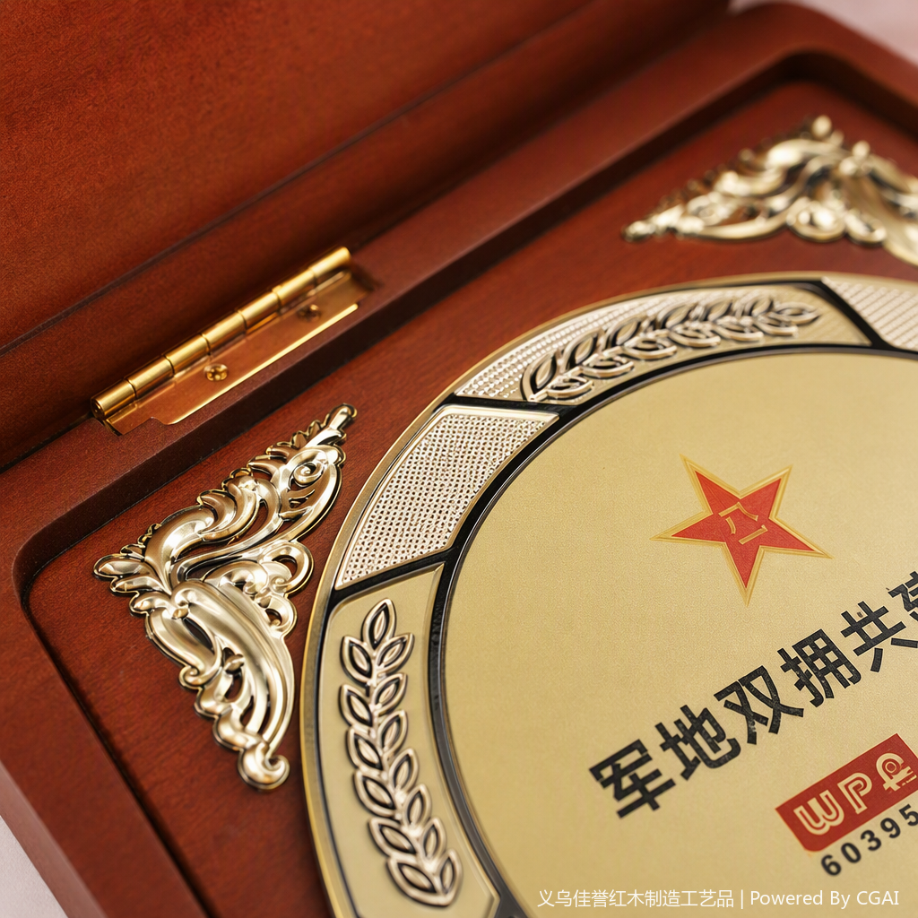 办公文化奖牌行政用品创意纪念品金属奖章企业表彰奖牌定制刻字白底实物图