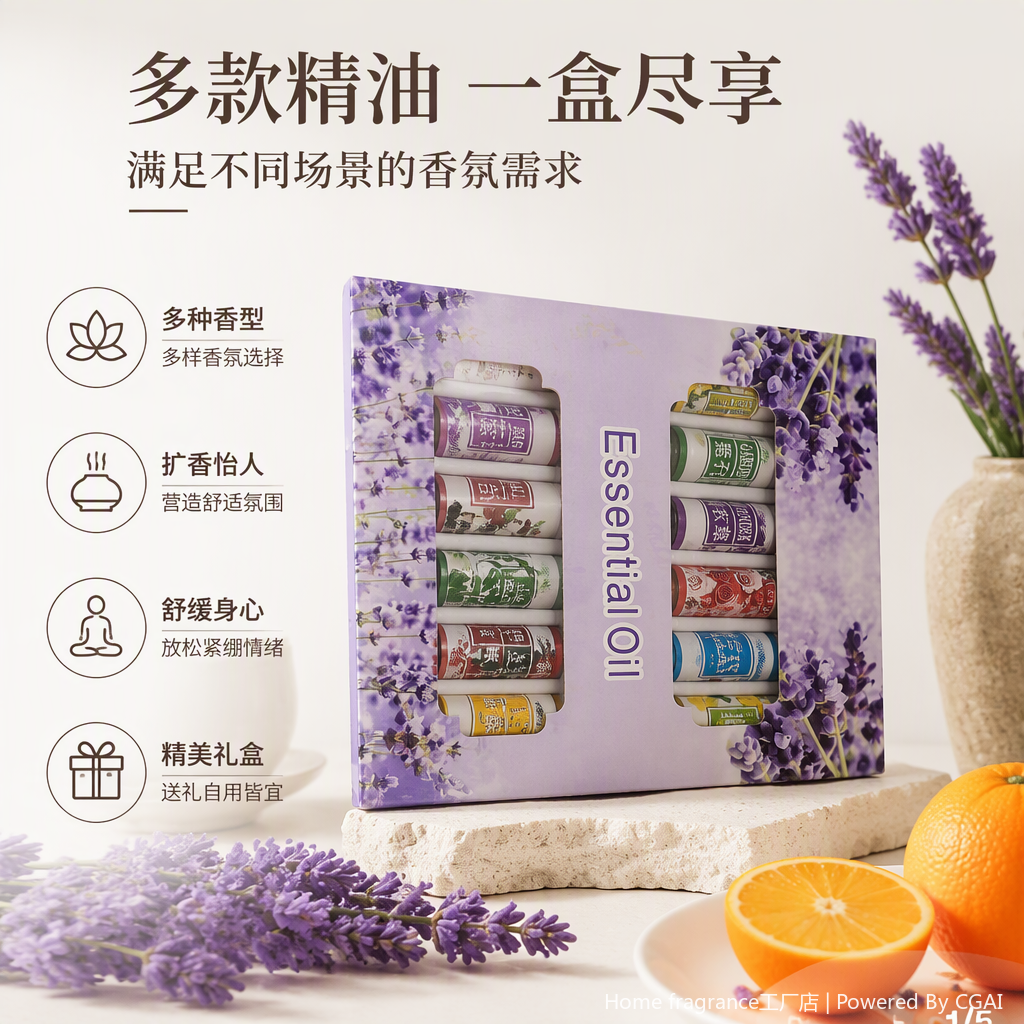 复方精油美容护肤彩妆芳疗精油调理肌肤放松身心自然香薰体验