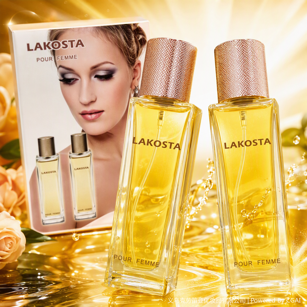 Fresh floral women's perfume, long-lasting and elegant fragrance, moisturizing, beauty and makeup, pleasant aroma details Picture