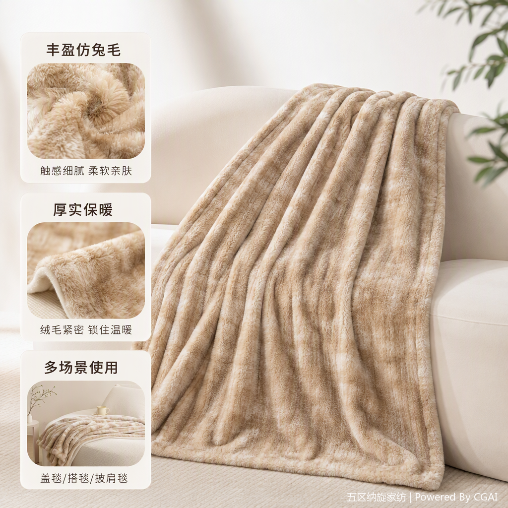 Manta de fleece de burbuja de impresión colorida cubierta portátil de edredón de adoración prayer casual warm mantas