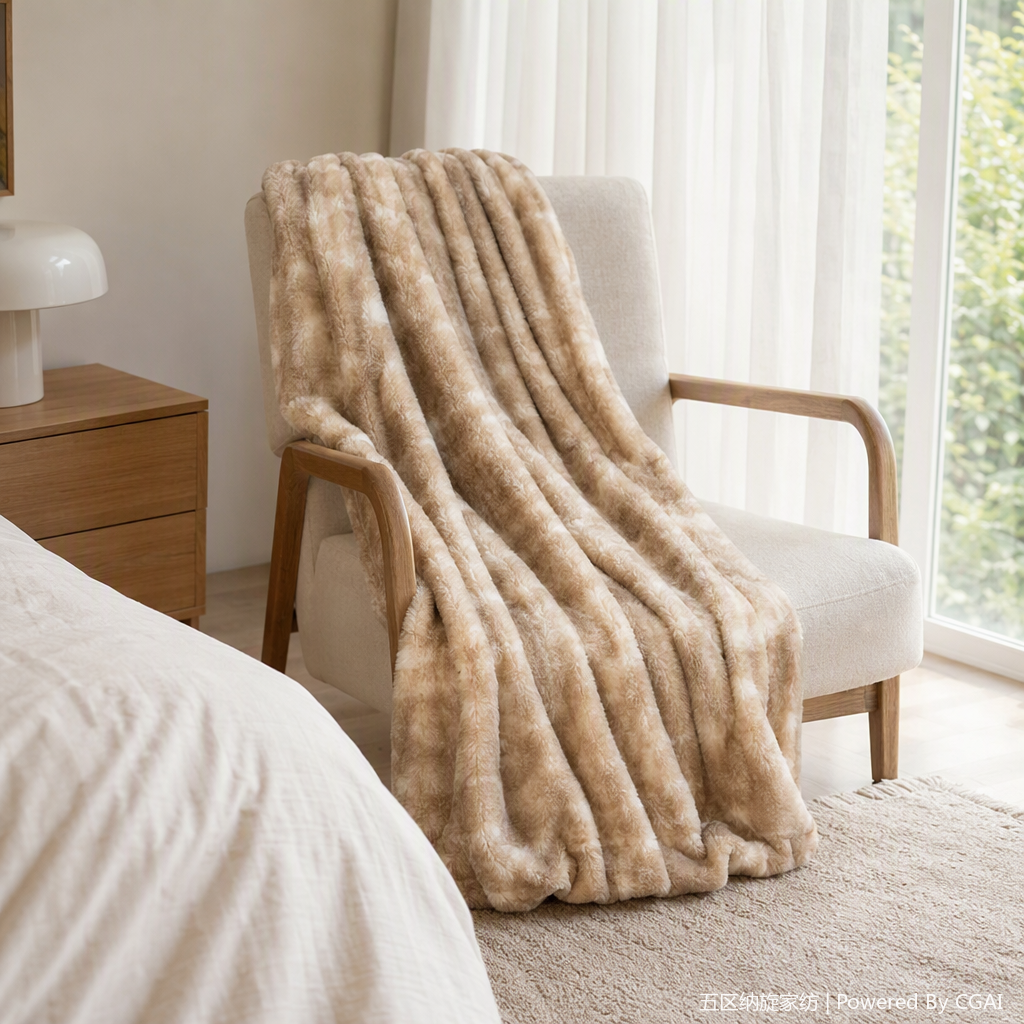 Colorful printed bubble flannel blanket, portable prayer duvet cover blanket, Prayer casual warm blanket details Picture