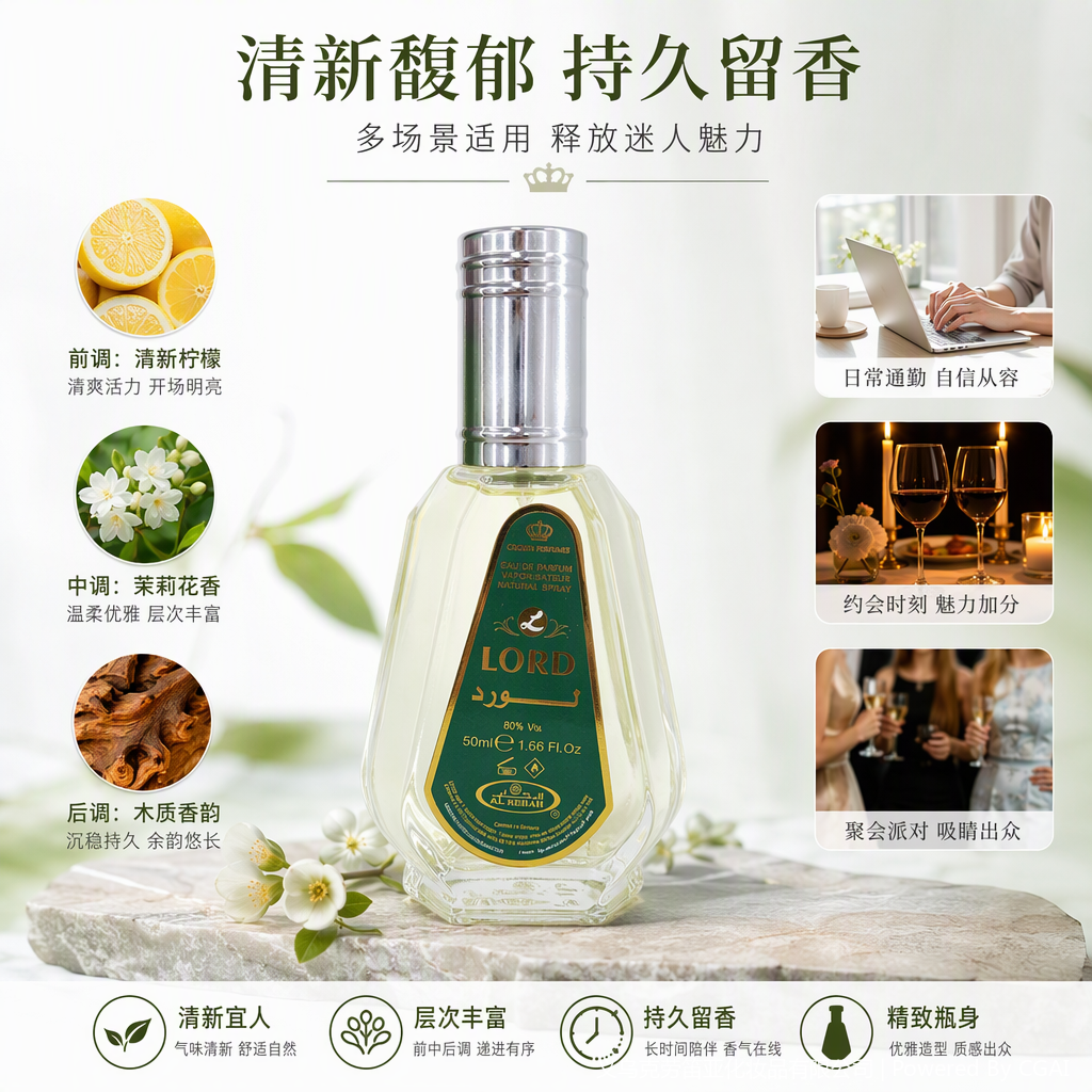 Fresh floral and fruity women's perfume, long-lasting light fragrance, elegant moisturizing perfume, women's fragrance spray details Picture