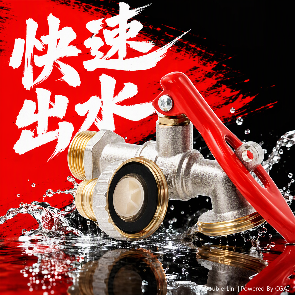 Multi-functional kitchen and bathroom faucet, cold and hot water faucet, stainless steel leak-proof home decoration hardware accessories Item Picture