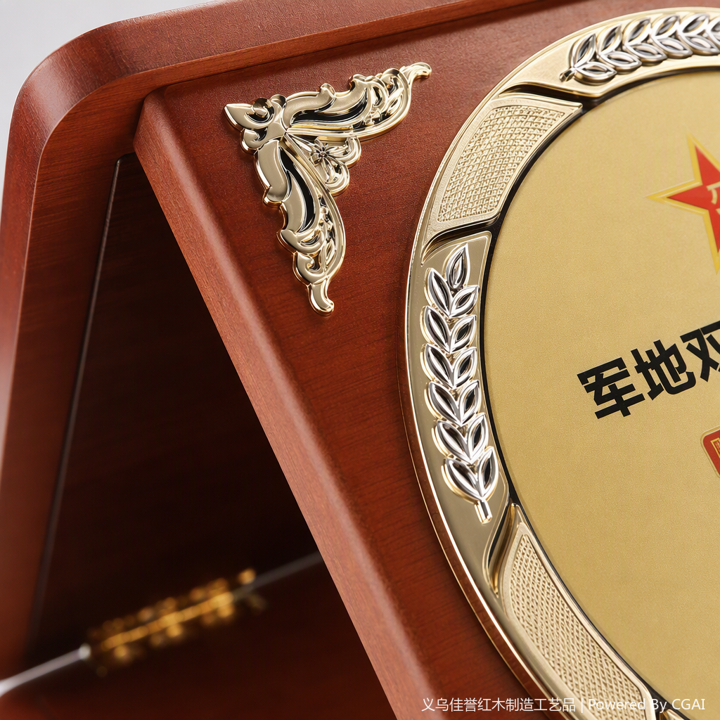 办公文化奖牌行政用品金属铭牌表彰纪念奖章定制刻字奖品礼品白底实物图