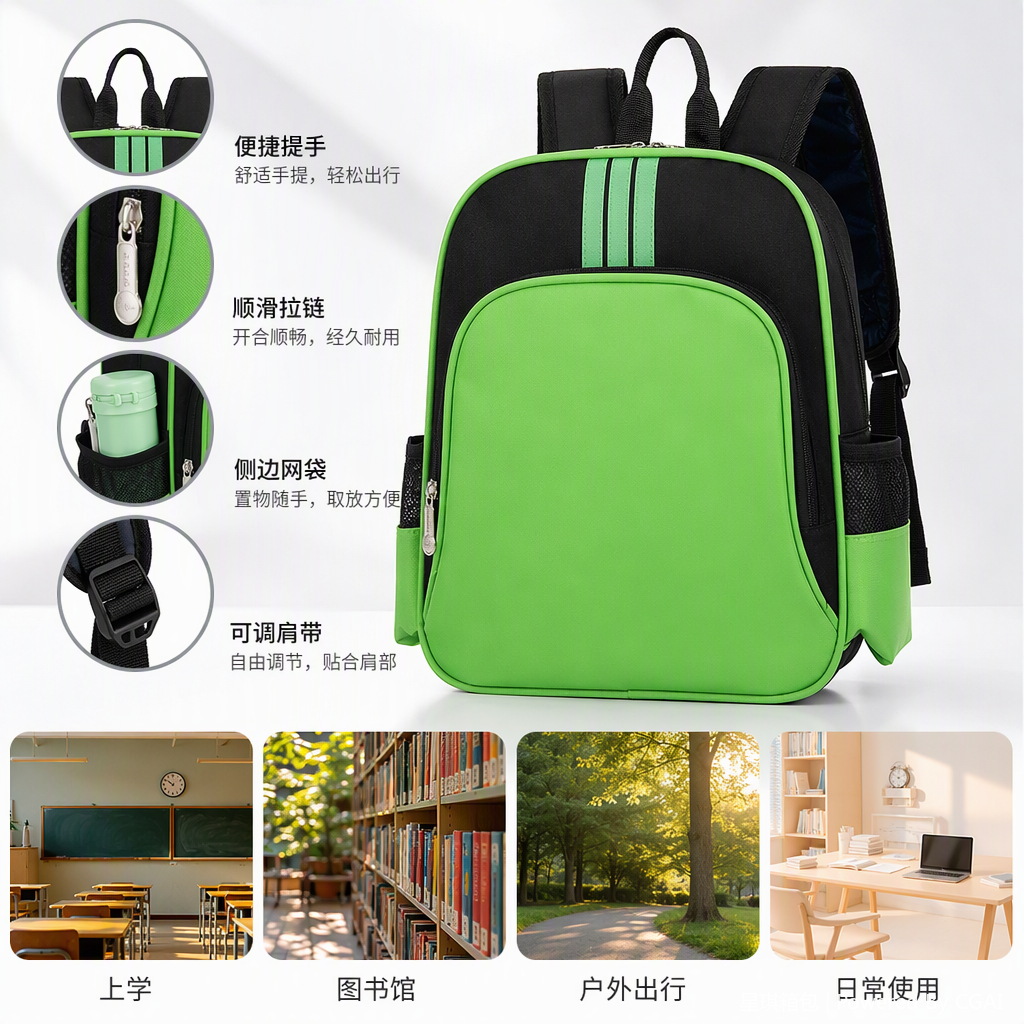 Multi-functional casual backpacks for men and women, travel sports leather bags, large-capacity student bags, trendy styles Item Picture