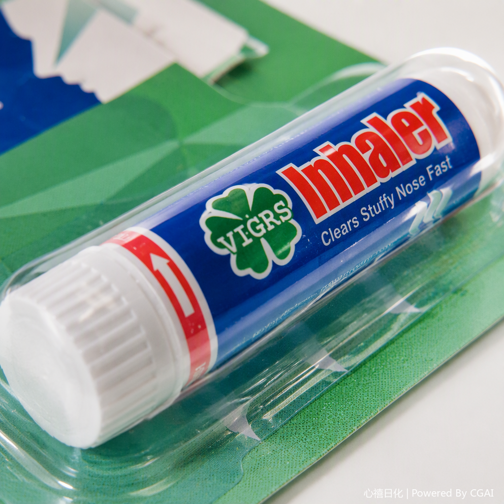 Зеленая упаковка для носа VIGRS Vapor Inhaler с ингаляторами для облегчения свежего дыхания в носовых отверстии Application Scenario