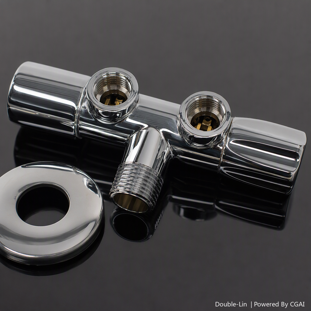 The industrial Angle valve, made of metal, is corrosion-resistant and has a tight seal, making it suitable for mechanical equipment parts details Picture
