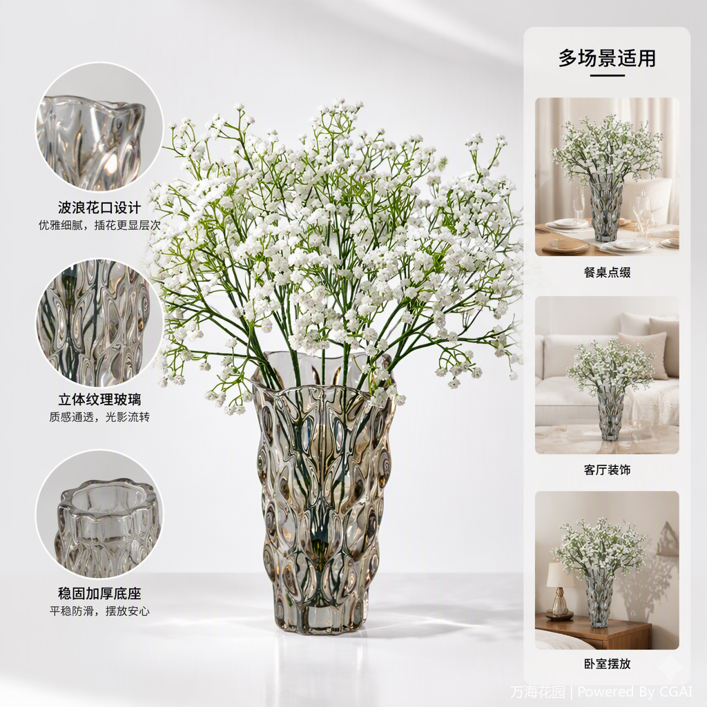 多彩鲜切花盆栽植物家庭室内绿植园艺装饰花卉礼品宠物友好