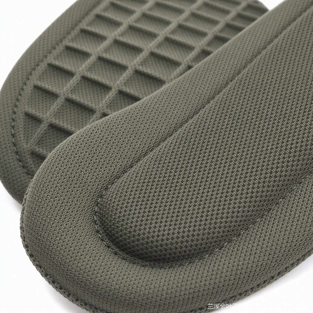 Comfortable, breathable, olive green insoles, anti-odor, shock-absorbing, sports and casual insoles, healthy foot pads Application Scenario