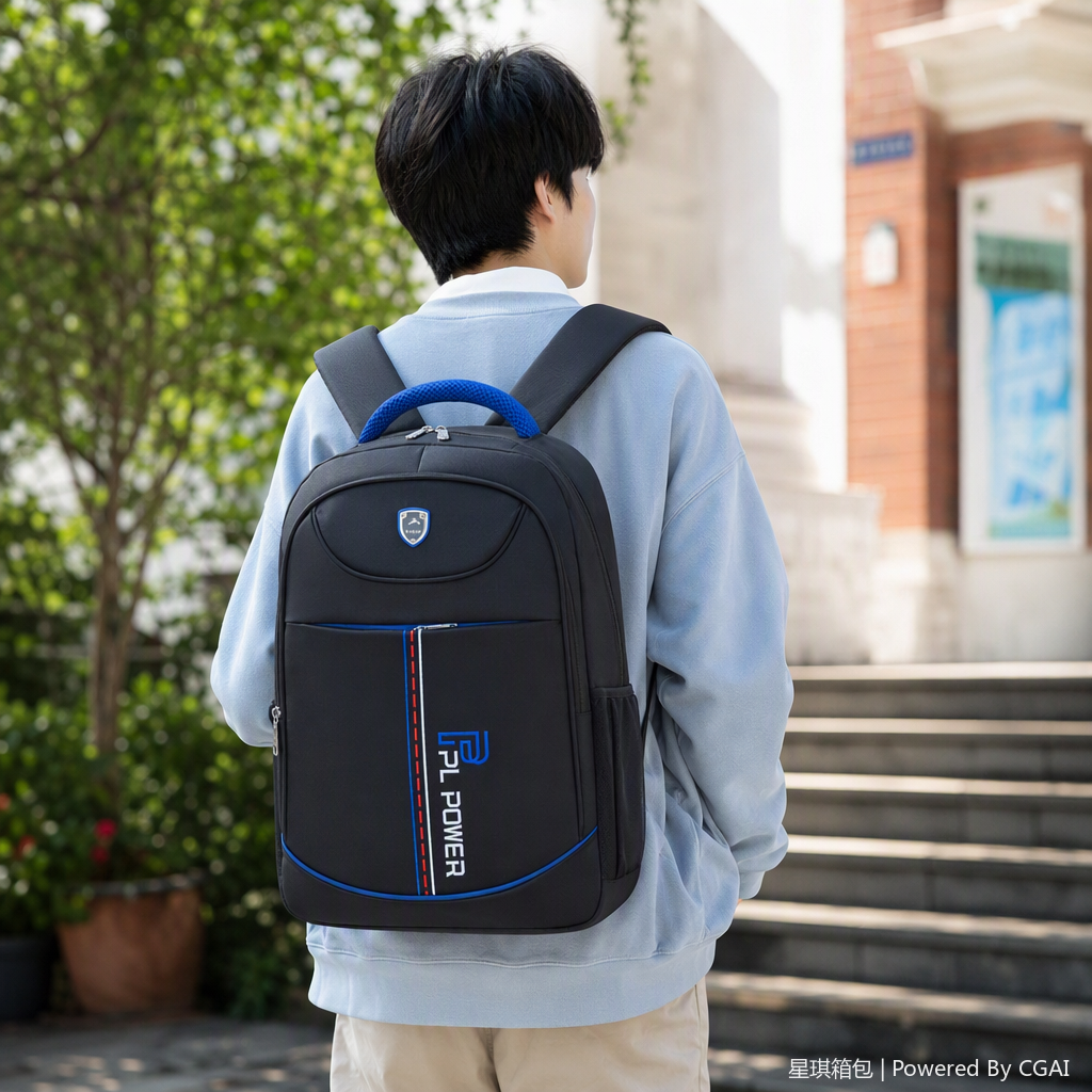 Multi-functional casual backpack for men and women, travel sports bag, large-capacity, lightweight and trendy student bag details Picture