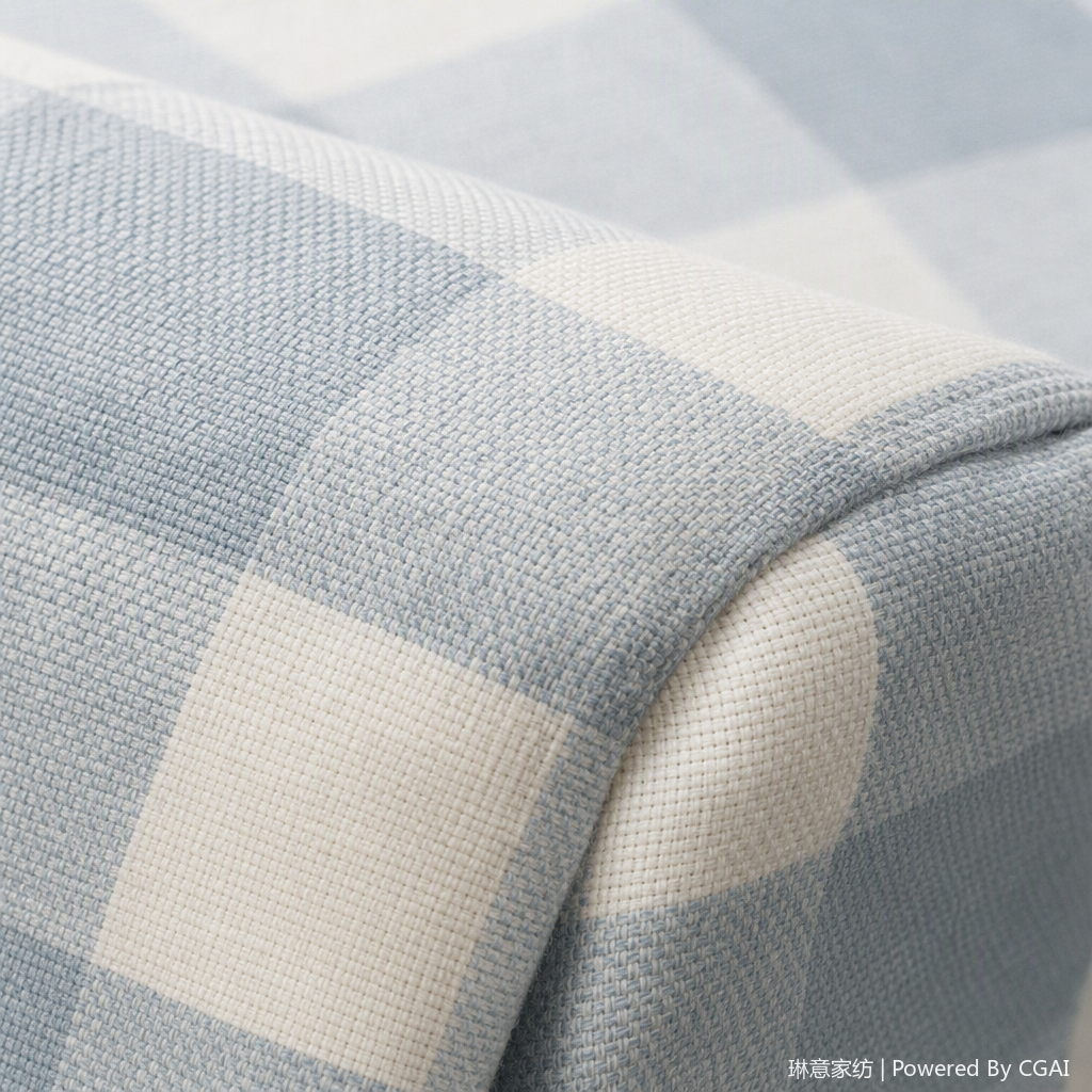 Gris claro blanco plaid largo cojín cojín de sofá multiuso suave y cómodo artículos de decoración para el hogar Application Scenario