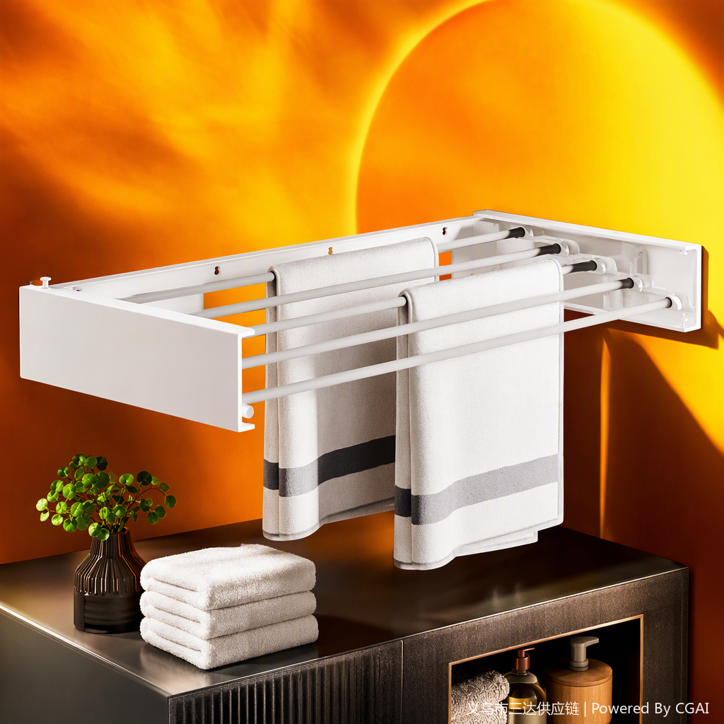 Stainless steel kitchen and bathroom towel rings, towel rods, towel racks, simple and modern bathroom hardware accessories and decorative products details Picture