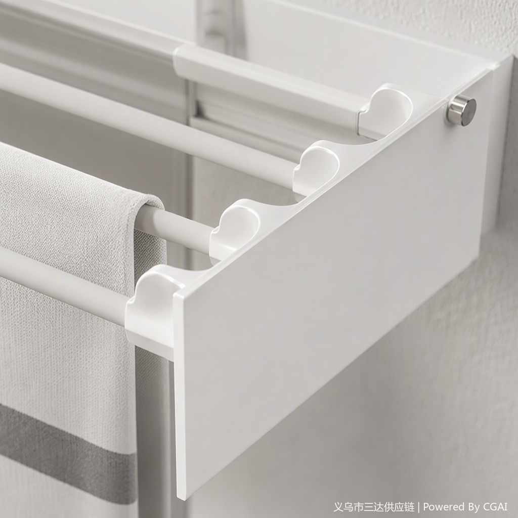 Stainless steel kitchen and bathroom towel rings, towel rods, towel racks, simple and modern bathroom hardware accessories and decorative products