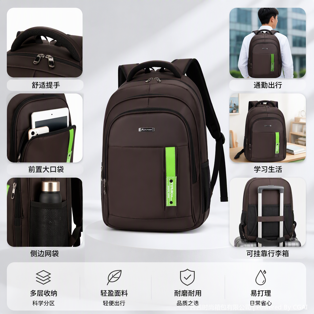 حقيبة رياضية للرجال، حقيبة رياضية ذات سعة كبيرة Specification image