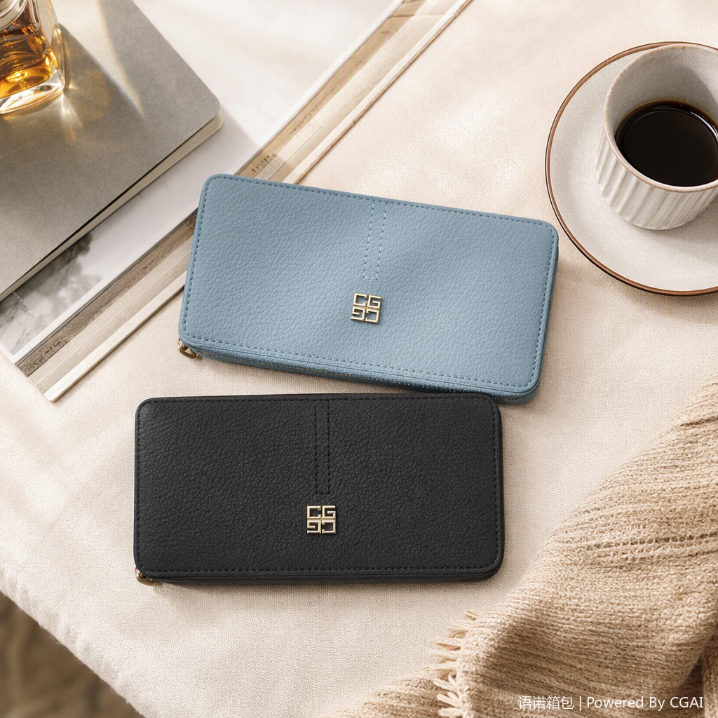 Moda versátil billetera de mujer de gran capacidad y múltiples posiciones de tarjeta casual cartera de cuero de mujer handbags tendencia estilo simple Specification image