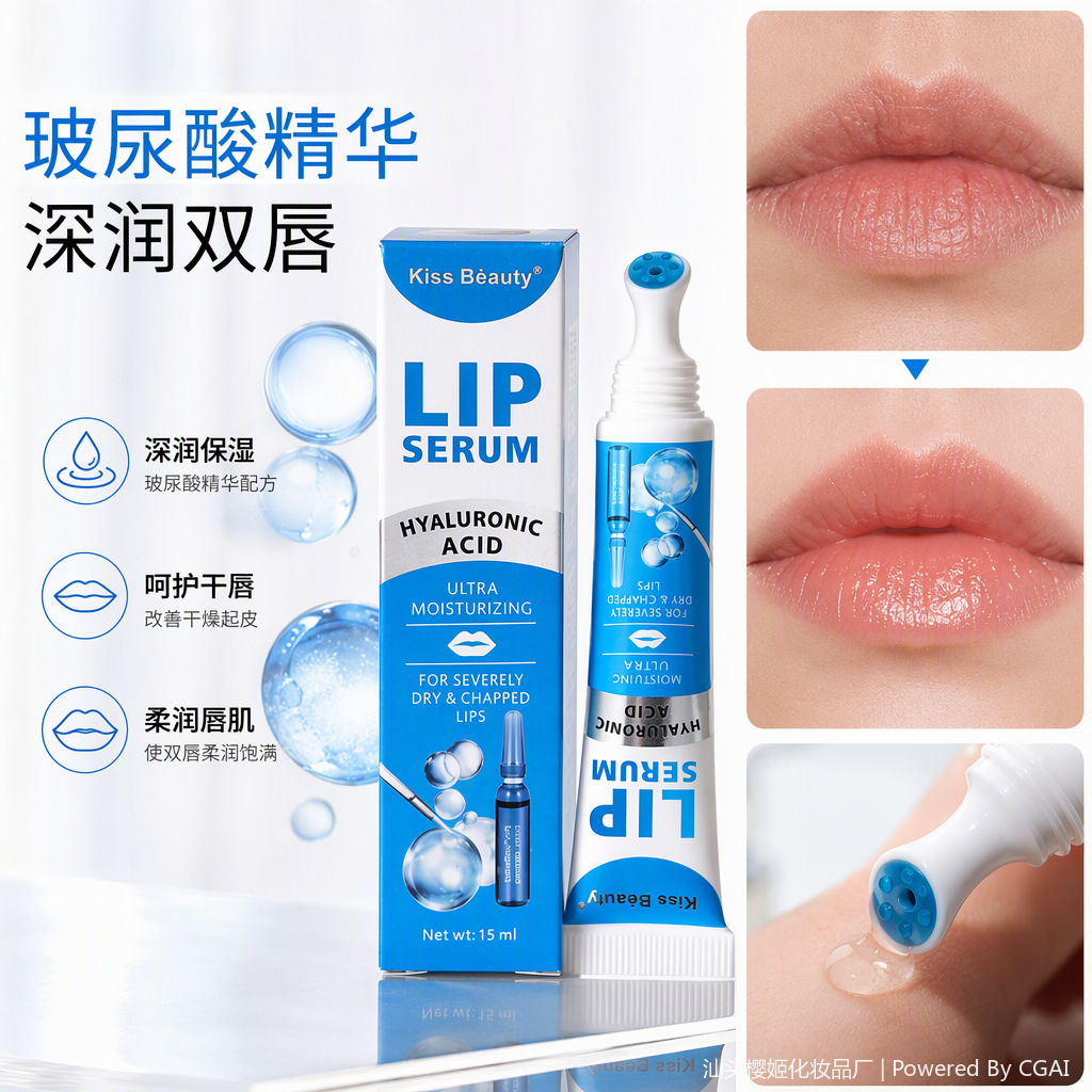 滋润修护唇部精华啫喱滋养补水保湿唇部护理润唇淡化细纹润色滋润唇彩护理液细节图