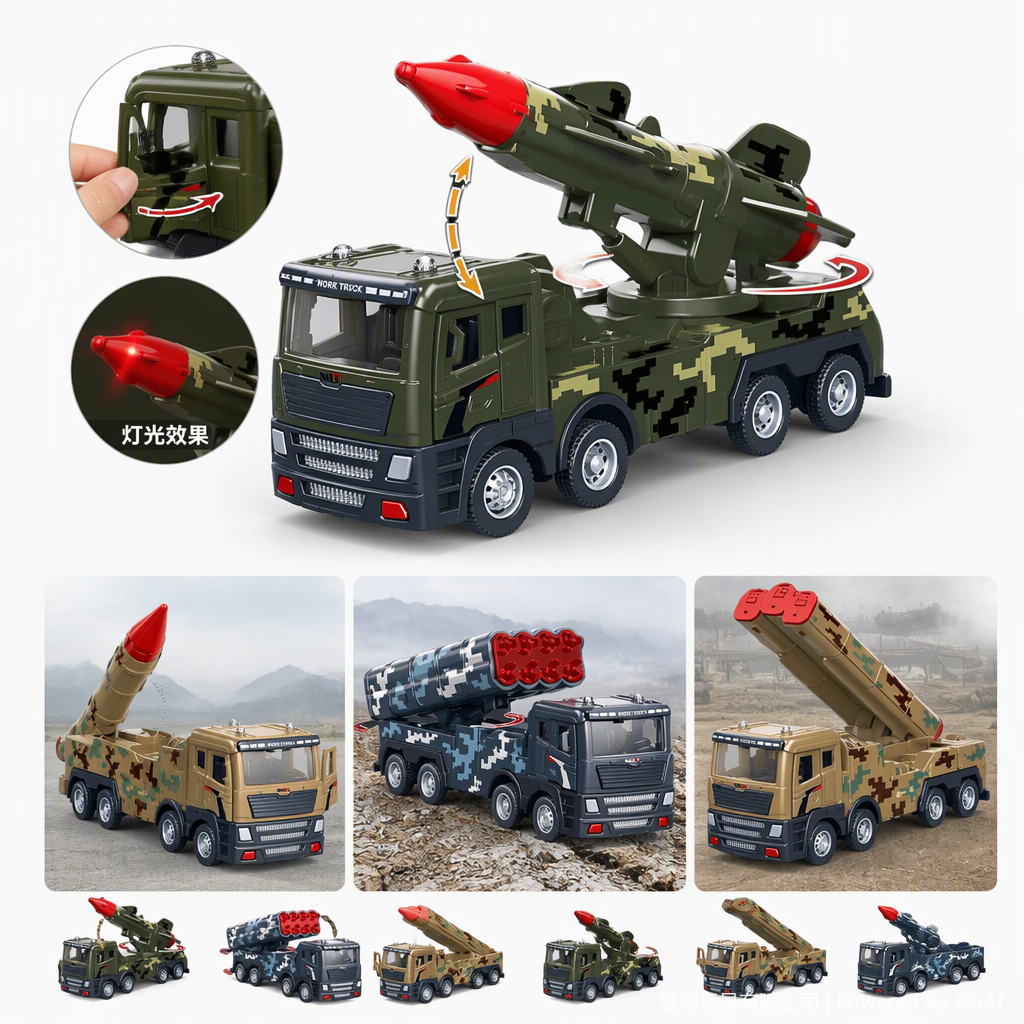 A variety of alloy military series simulation model toy cars are available for children's educational assembly and collectible toy gifts