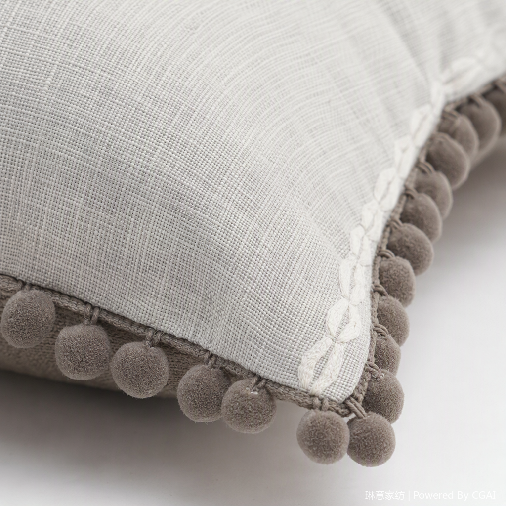 Rayas gris bordado Mao Qiu KaoZhen multifuncional al sofá almohada se ChangKuan sostener las fundas de suministros de decoración para el hogar Application Scenario