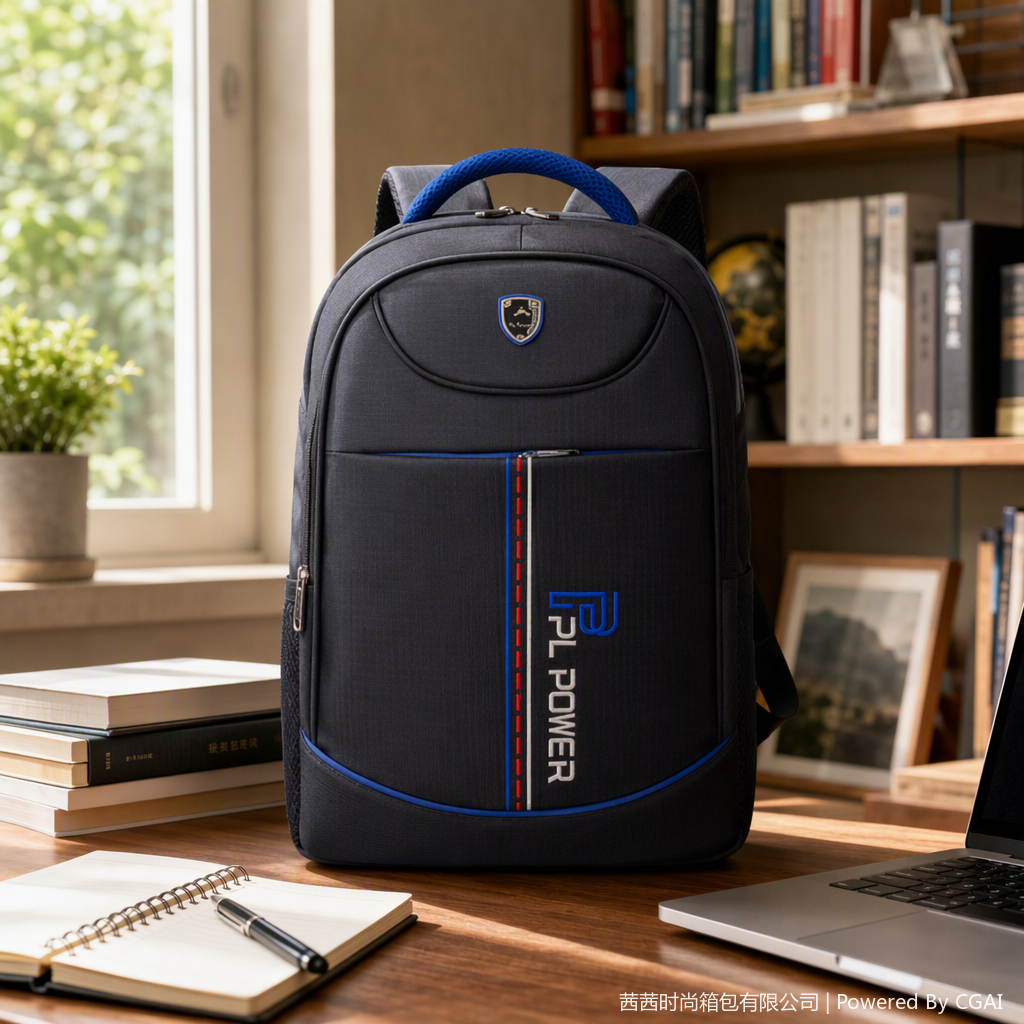 Fashionable multi-functional backpack, men's and women's casual travel bag, leather goods, lightweight and durable, student schoolbag
