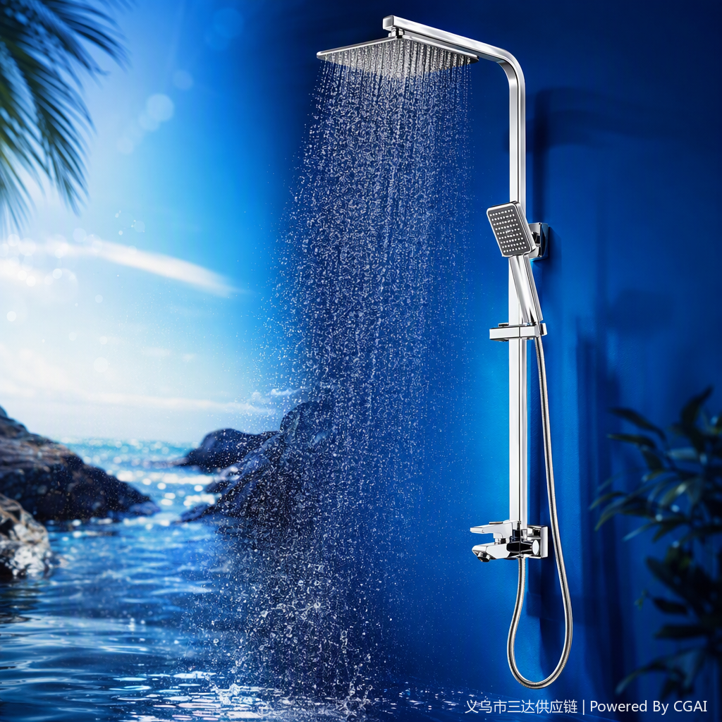 Multi-functional shower head set, cold and hot water pipe accessories, bathroom hardware accessories, essential for home decoration