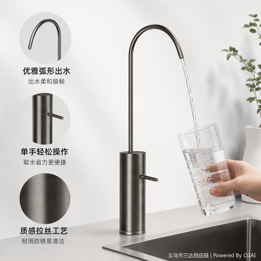 Multi-functional household direct drinking water machine, intelligent filtration cold and hot water dispenser, healthy drinking water equipment details Picture