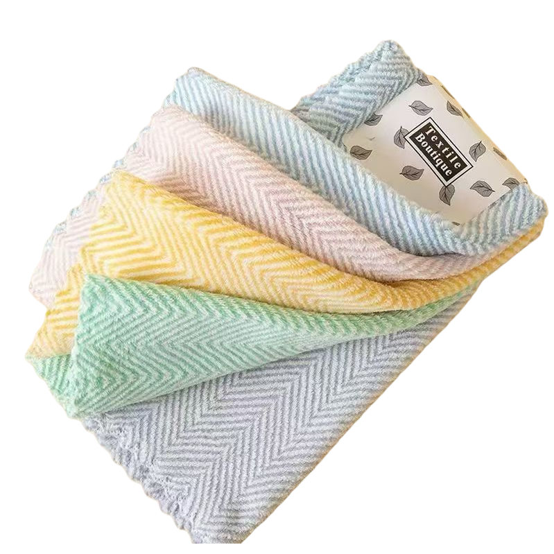 مناشف ماصة ملونة، مناشف داخلية مريحة ومرنة، مناديل ترفيهية متعددة الألوان Item Picture