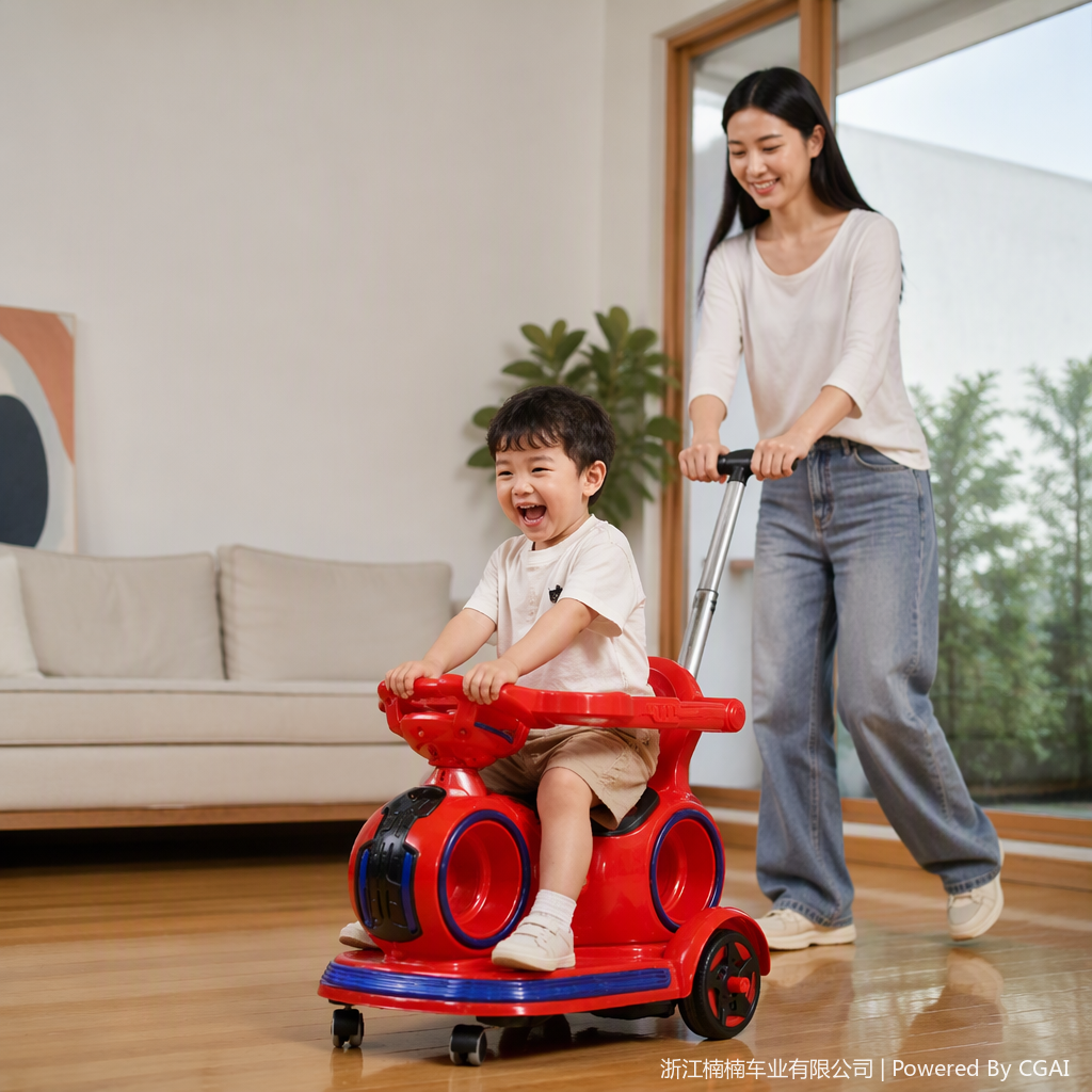 Coche eléctrico para niños buggy multifunción asiento de seguridad ajustable adecuado para entretenimiento al aire libre ocio familiar juguetes para niños Item Picture