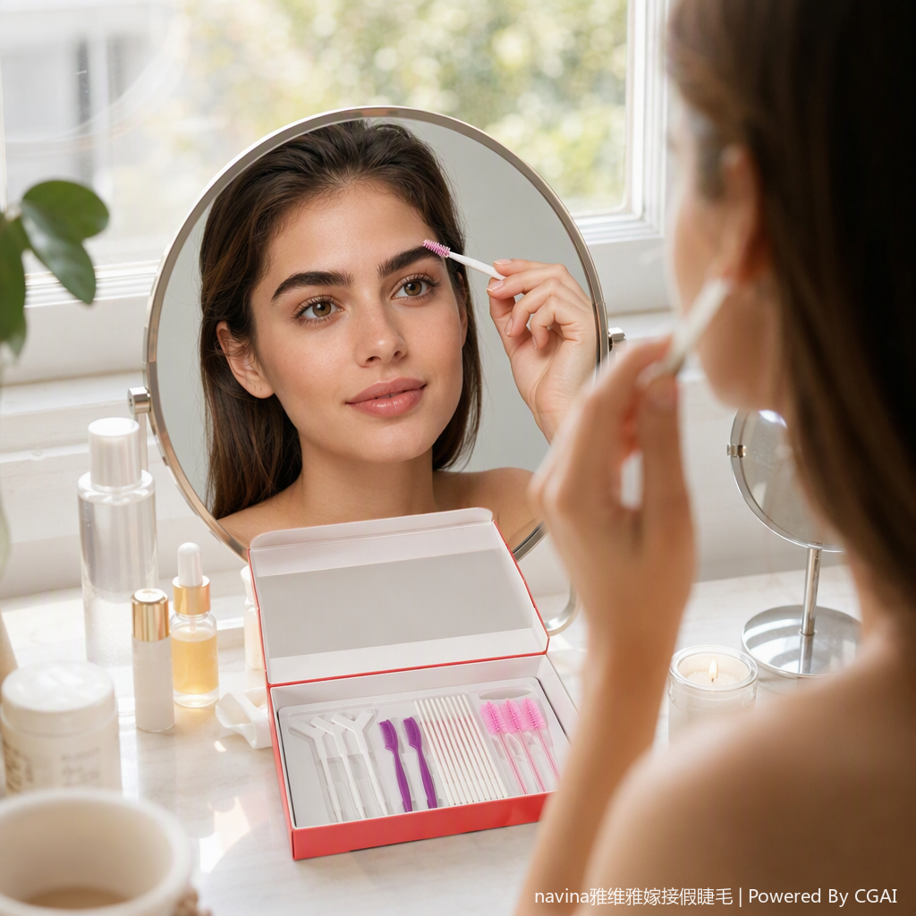 The multi-functional eyebrow card is a professional beauty accessory for eyebrow shaping and styling. It is portable and convenient, and a must-have for natural makeup looks