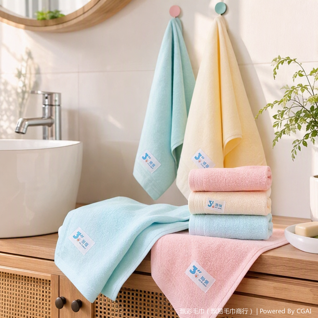 Toalla absorbente de color suave toalla de baño casera suave y cómoda multicolor opcional details Picture