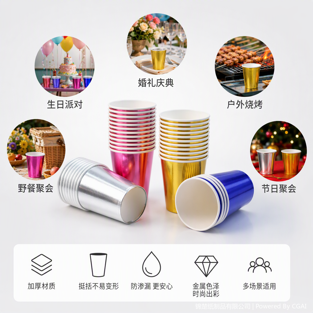 多彩陶瓷杯家用日常水杯创意简约茶具办公杯子学生杯子礼品装产品图