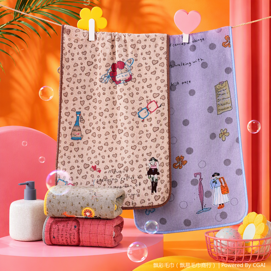 المناشف الناعمة والمريحة، المناشف الرياضية للمناديل الترفيهية المتعددة الأغراض Specification image
