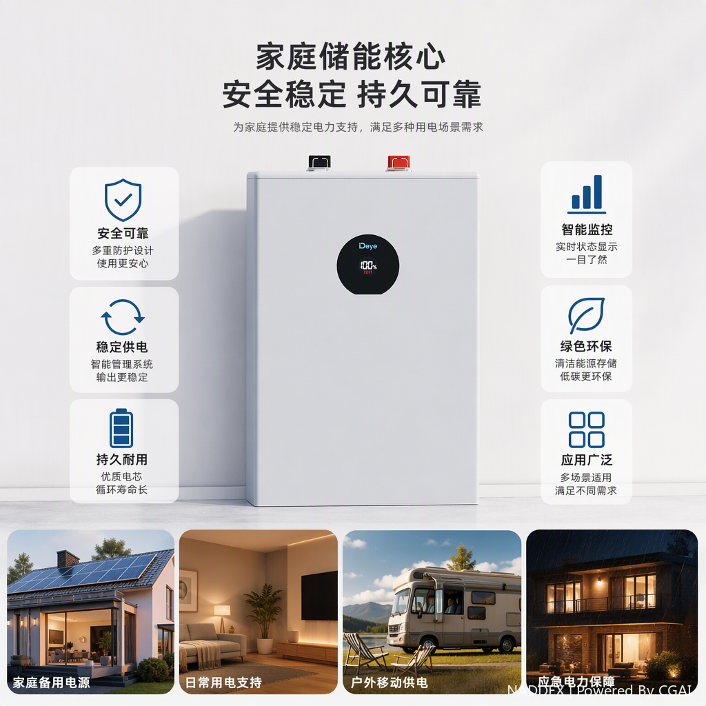 Intelligent constant-temperature energy-saving electric water heater, large-capacity household water heater with quick water output, multi-functional details Picture
