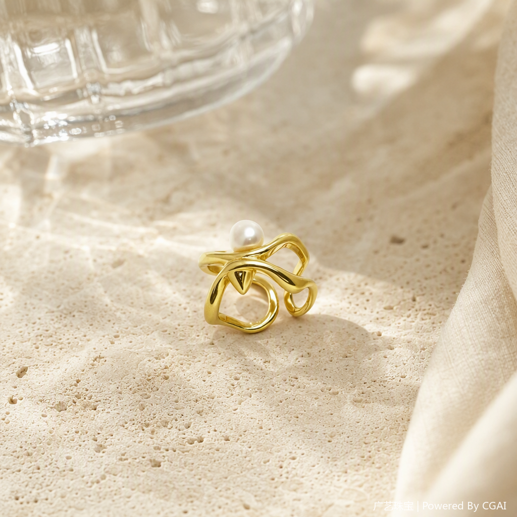Moda anillo de metal simple mano feminidad versatilidad personalidad anillo tendencia accesorios con accesorios