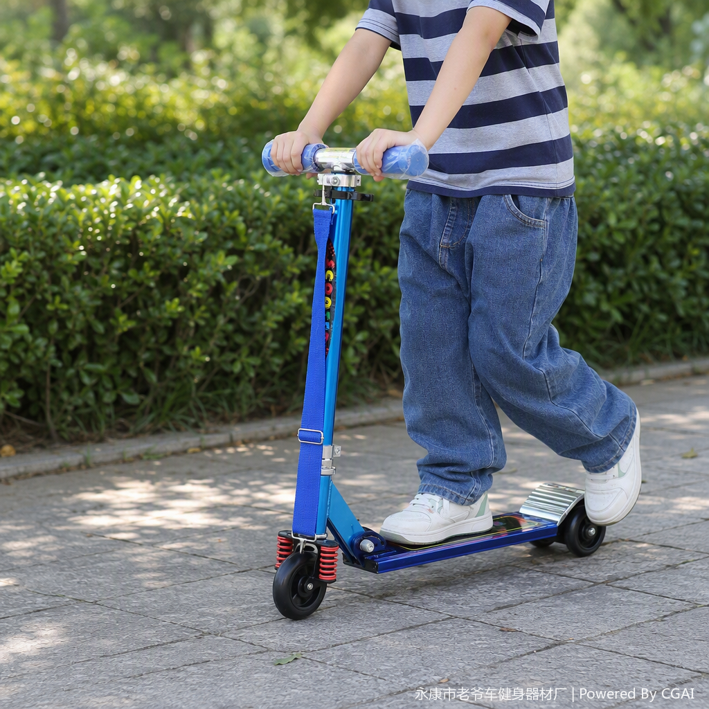 轻便耐用儿童滑板车适合室内外娱乐运动安全环保儿童座椅背带童床童车多功能组合白底实物图