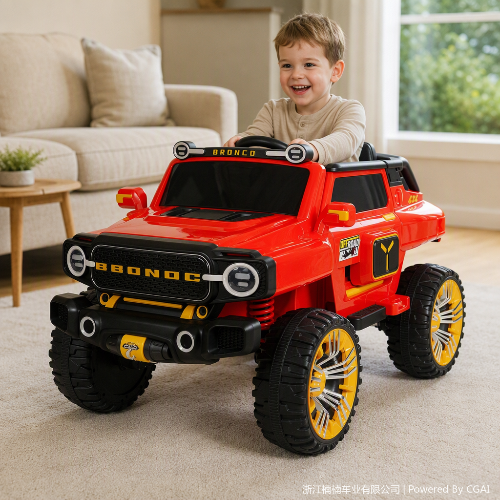 Multifunción coche eléctrico para niños buggy cama para niños asiento de correa para bebés coche de juguete adecuado para bebés y niños seguro y duradero details Picture