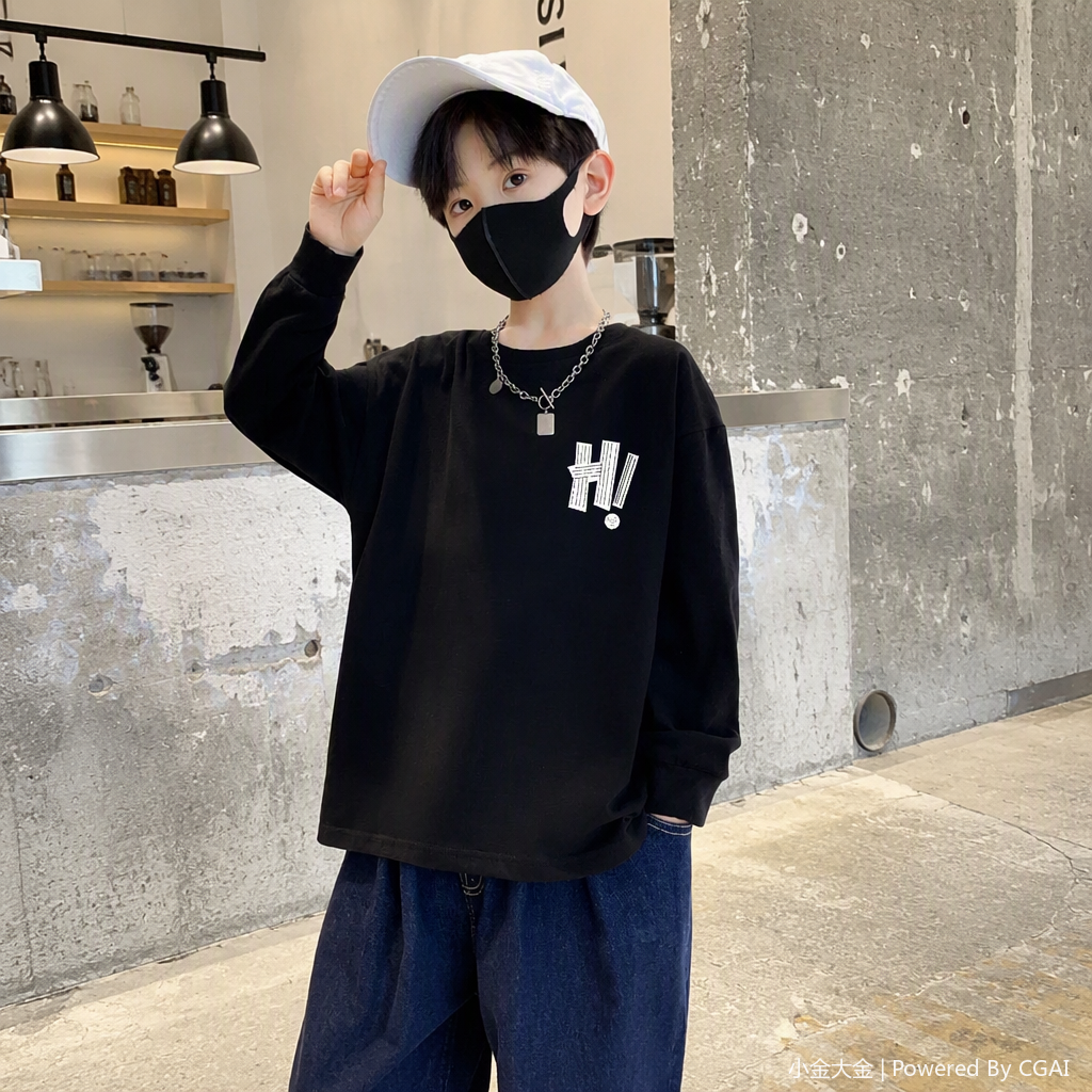 进口时尚休闲卫衣男女宽松百搭秋季新款潮流运动服装产品图
