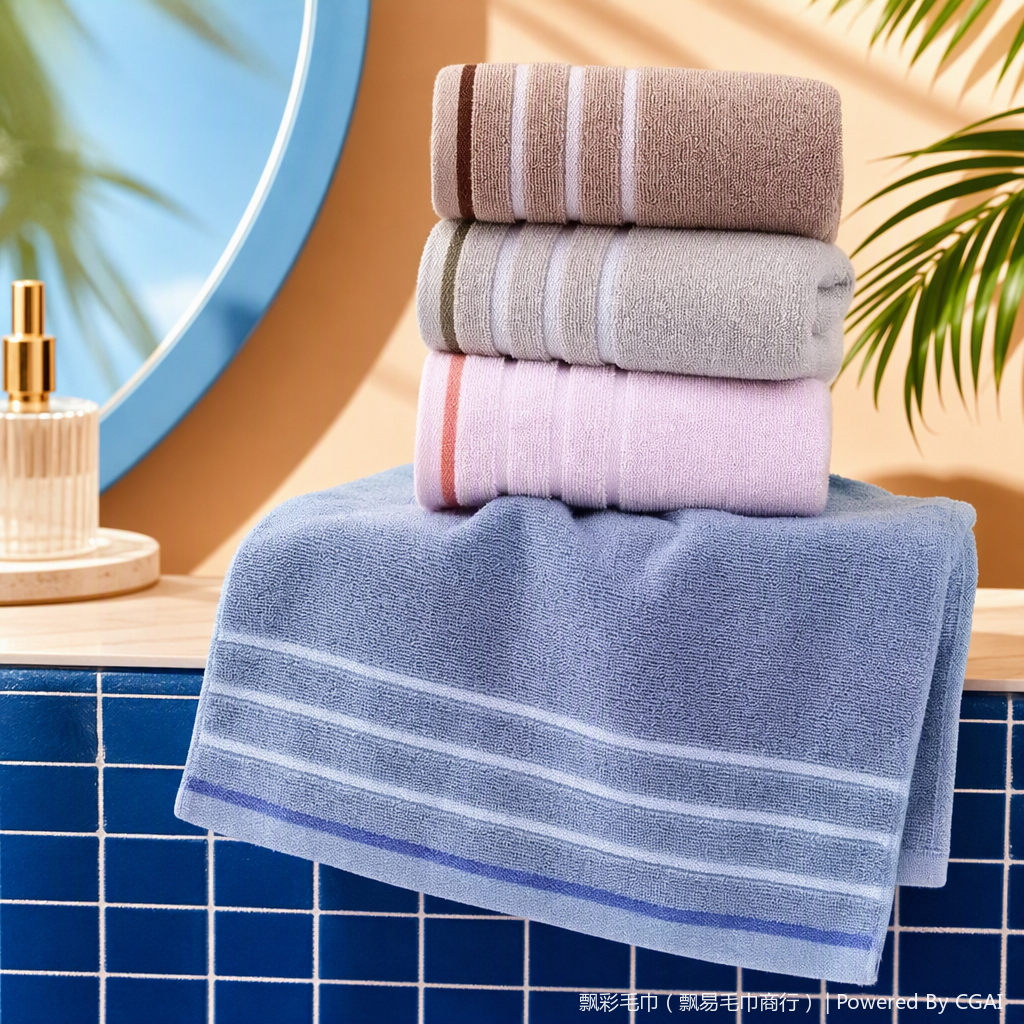 المناشف المسطحة الملونة متاحة للمناشف الناعمة التي تمتص الماء Specification image