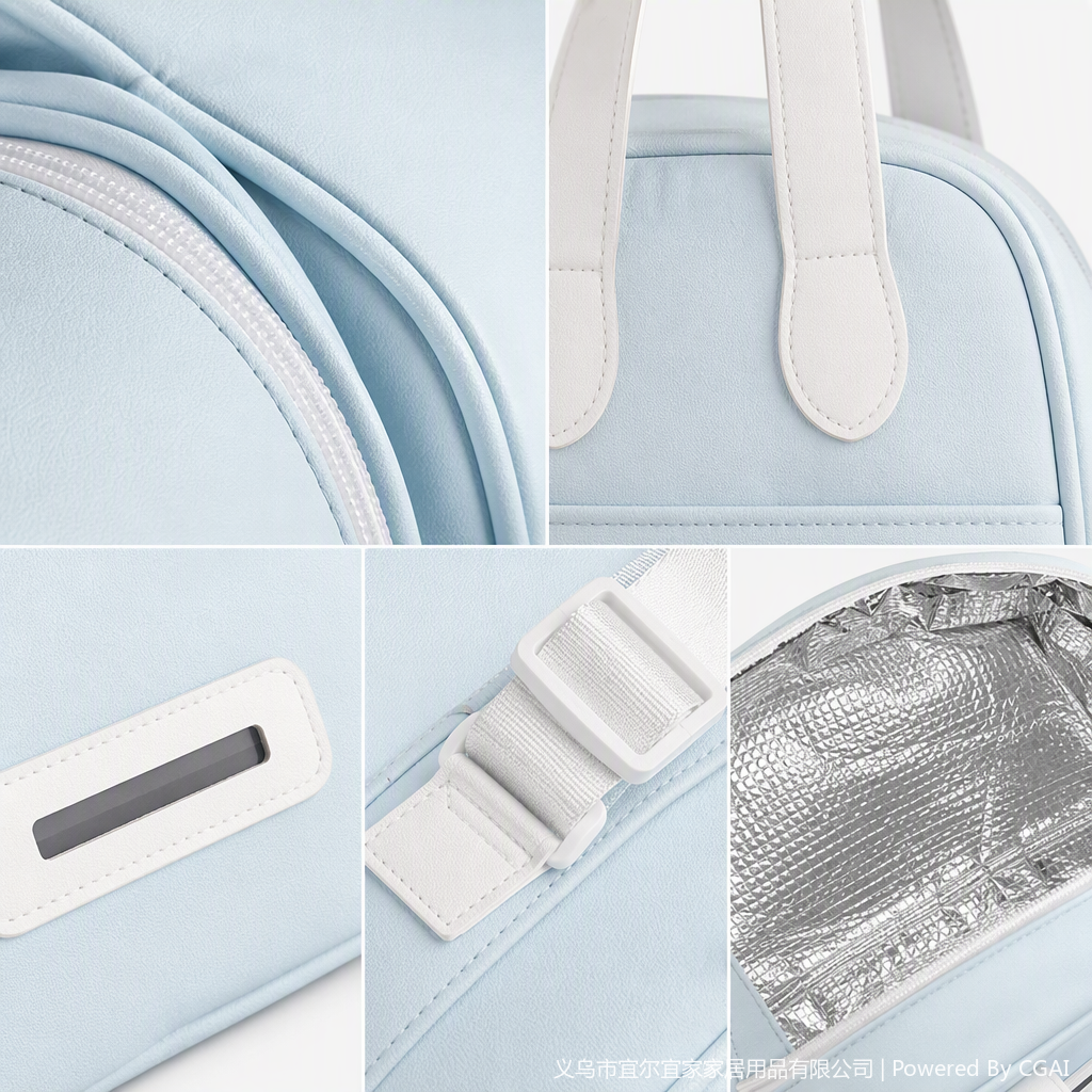 Multifunción bolsa de hielo congelante bolsa de picnic paquete de hielo portátil conjunto de vajilla verano bolsa de frío al aire libre a prueba de fugas y durable Item Picture