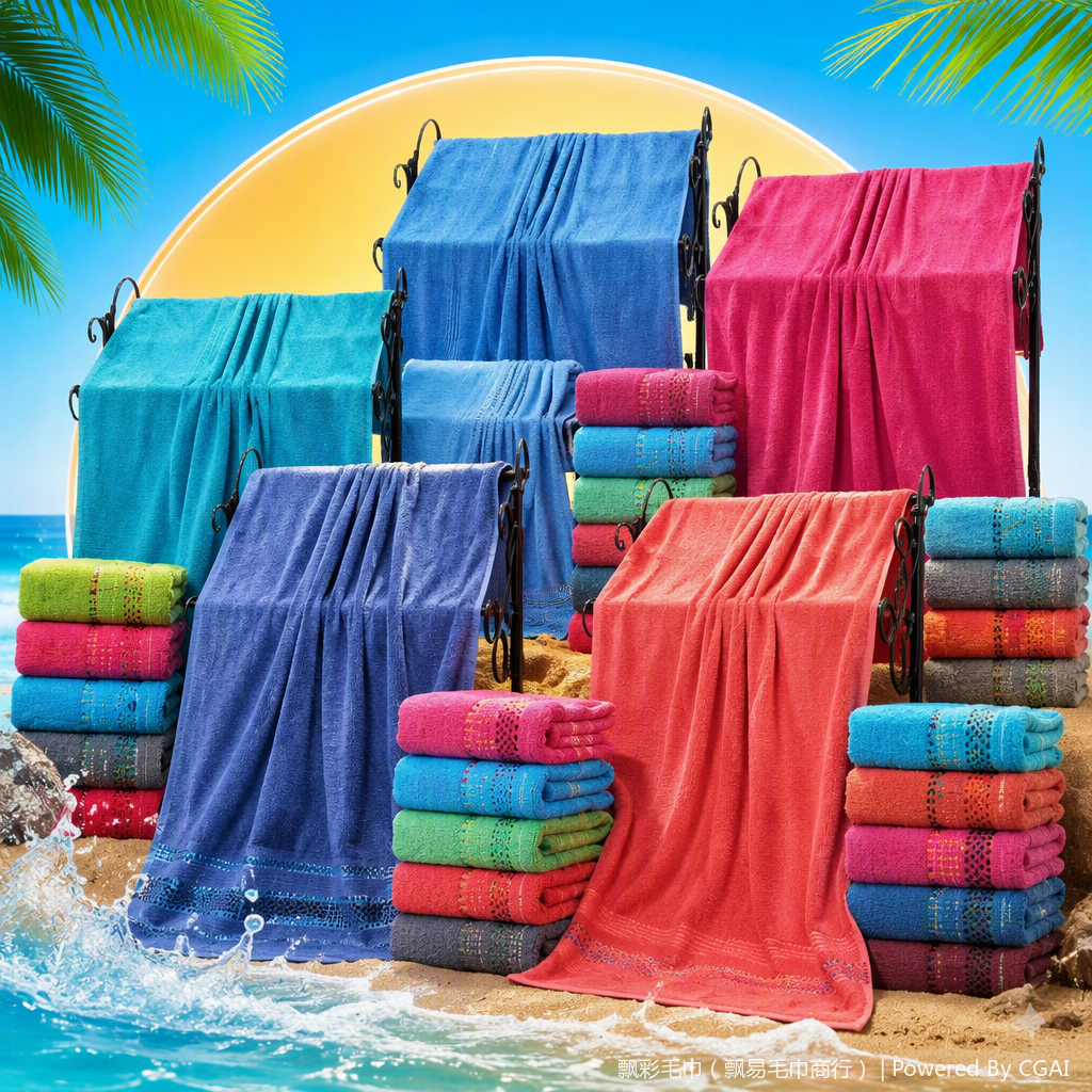 Suave y absorbente toalla azul toalla de baño para el hogar toalla facial de algodón secado rápido flexible multiusos color fresco Specification image