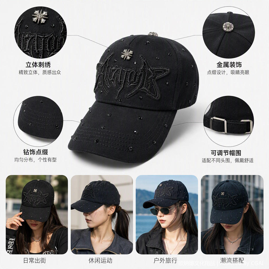 Ethnic-style casual hats, headscarves, multi-functional sun protection hats, and summer outdoor sports accessories