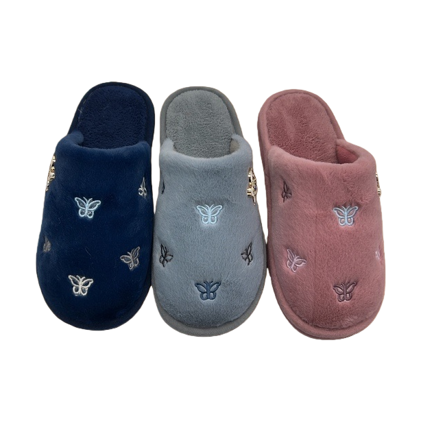 Comodidad y calor zapatillas de algodón zapatillas de felpa para el hogar zapatos para hombres y mujeres zapatillas casuales invierno esencial details Picture