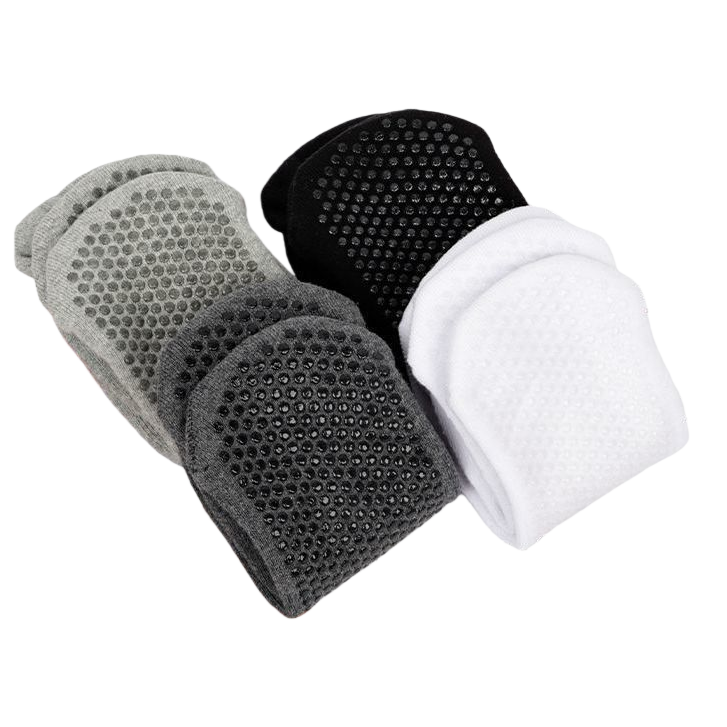 Five pairs of comfortable anti-slip sports socks with multi-color anti-slip soles, suitable for both men and women, and durable and soft sock sets Item Picture