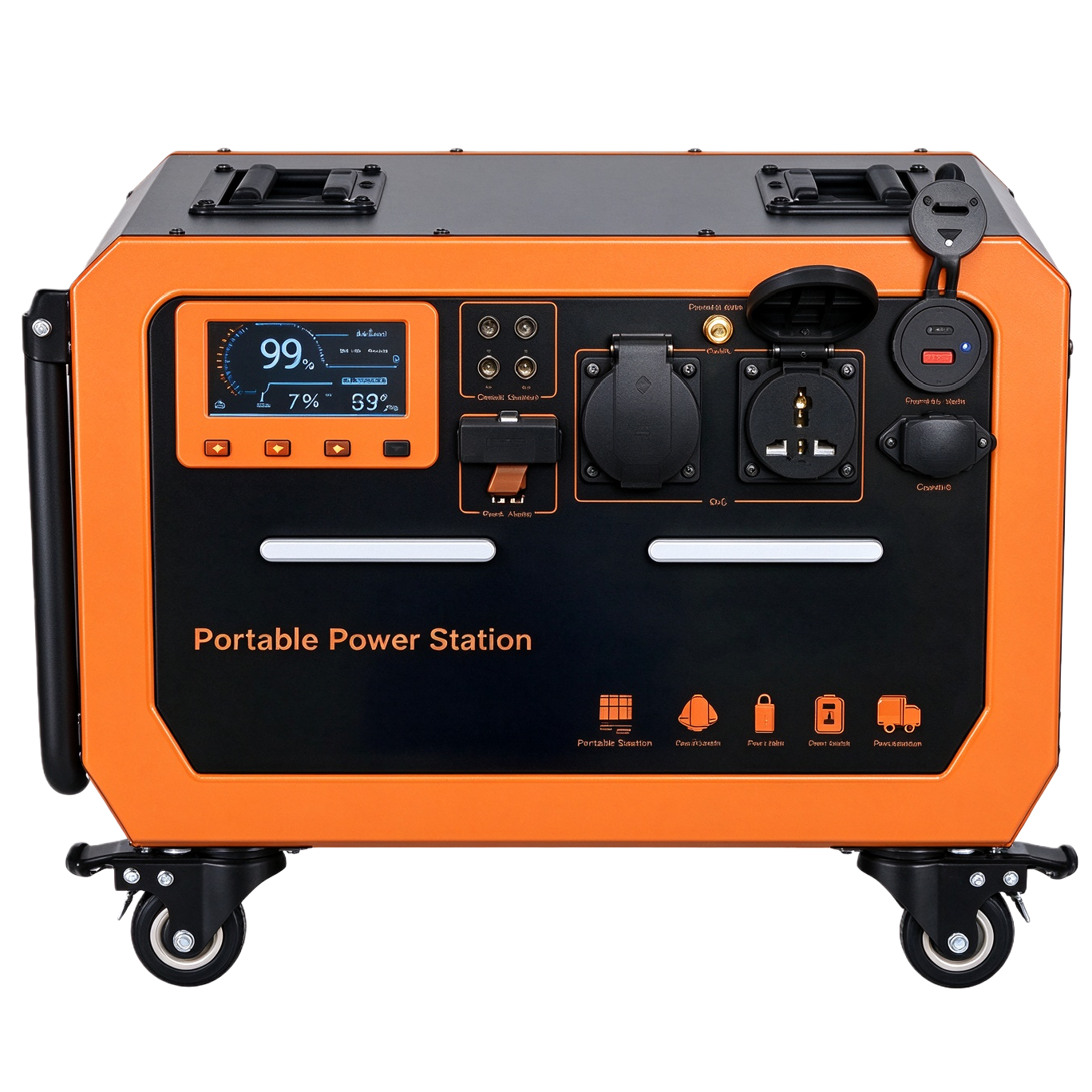 DUPUSEN adaptador de energía de carga portátil multifuncional para electricistas y electricistas para equipos de energía eficiente y estable, gran capacidad de emergencia al aire libre Application Scenario
