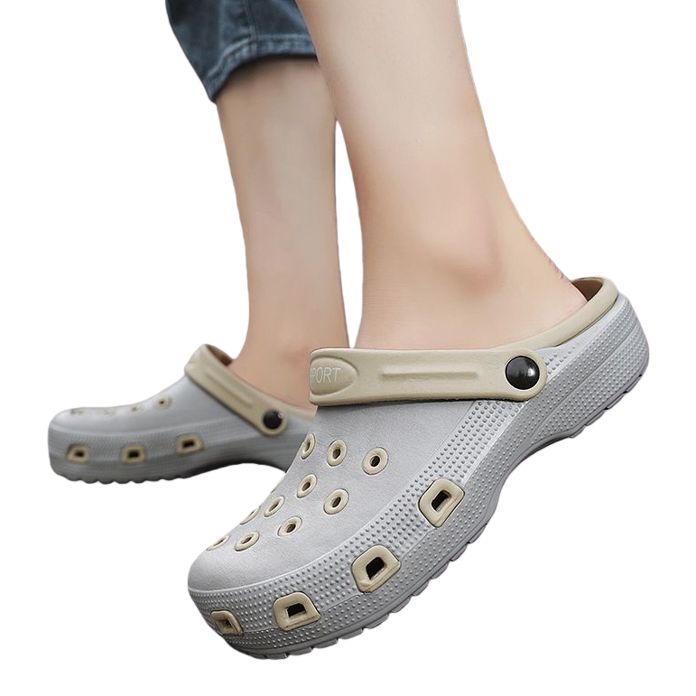 Comfortable home plastic slippers, anti-slip and breathable, summer indoor soft-soled casual slippers for men and women Specification image